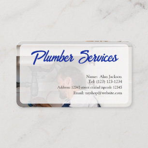 CARTE DE VISITE PLUMBER modifiable