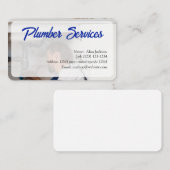 CARTE DE VISITE PLUMBER modifiable (Devant / Derrière)