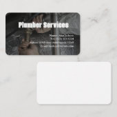 CARTE DE VISITE PLUMBER modifiable (Devant / Derrière)