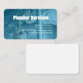 CARTE DE VISITE PLUMBER modifiable (Devant / Derrière)