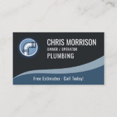 Carte De Visite Plumber Plumbing Professional (Devant)