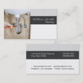 Carte De Visite Plumbing (Devant / Derrière)