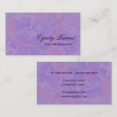 Carte de visite Plume aquarelle (Devant / Derrière)