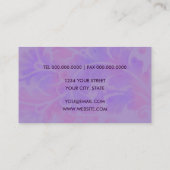 Carte de visite Plume aquarelle (Dos)