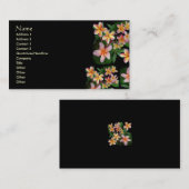 Carte De Visite Plumeria (Devant / Derrière)