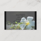 Carte De Visite Plumeria blanc (Dos)