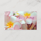 Carte De Visite Plumeria rose de Pix-Dezines (Dos)