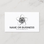 Carte De Visite plumérie (Devant)