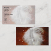 Carte De Visite Plumes Angel 2 (Devant / Derrière)