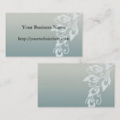 Carte De Visite Plumes de paquetage (Devant / Derrière)