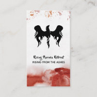 *~* Plumes rouges oranges Flamme Phoenix noir