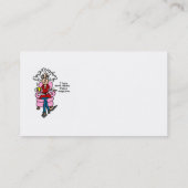 Carte De Visite Plus de numéros qu'un Humour de magazine (Dos)