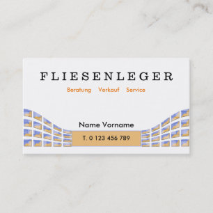 Carte De Visite plus fliesenleger