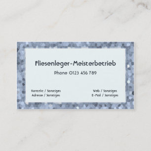 Carte De Visite plus fliesenleger