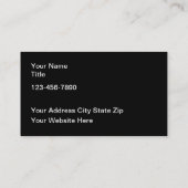 Carte De Visite Plus frais (Dos)