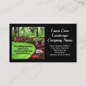 Carte De Visite Plush Green Paysage Entretien de pelouse (Devant)