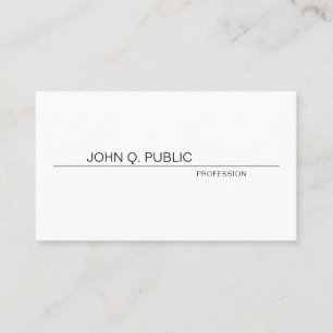 Carte De Visite Plutôt lisse Design moderne Design professionnel P