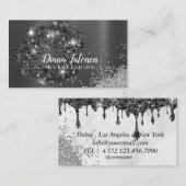 Carte De Visite PMU MICROBLAING artiste Sparkling Rose Business Ca (Devant / Derrière)