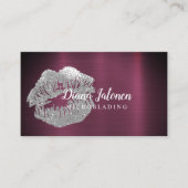 Carte De Visite PMU Microbling Artiste Sparkling Silver Gold (Devant)