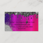 Carte De Visite PMU Microbling Artiste Sparkling Silver Gold (Dos)