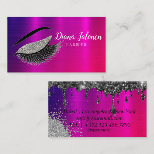 Carte De Visite PMU Microbling Artiste Sparkling Silver Gold