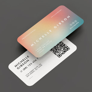 Carte De Visite Poche esthétique professionnelle minimale Turquois