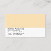 Carte De Visite Poche molle | "Chaleur et joie" (Dos)