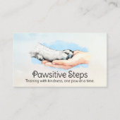 Carte De Visite Poches à main - Entraîneur de chien - Aquarelle (Devant)