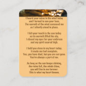 Carte De Visite Pocket Card Memorial Panning Panner Or (Dos)