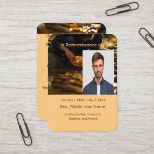Carte De Visite Pocket Card Memorial Panning Panner Or