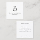 Carte de visite Pocket Watch (Devant / Derrière)