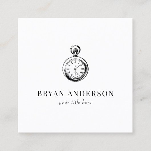 Carte de visite Pocket Watch (Devant)