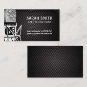 Carte De Visite Podcast | Microphone (Devant / Derrière)