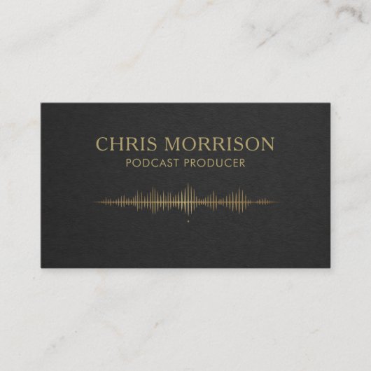 Carte De Visite Podcast Producer (Devant)