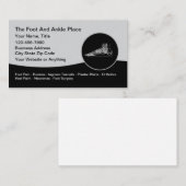 Carte De Visite Podiatre Docteur Pied Et Ankine (Devant / Derrière)