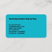 Carte De Visite Podiatrist Foot Care (Dos)