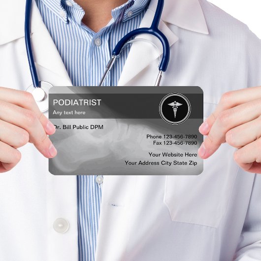 Carte de visite podiatriste