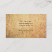 Carte De Visite Podiatriste Massage des pieds Praticien de soins d (Dos)