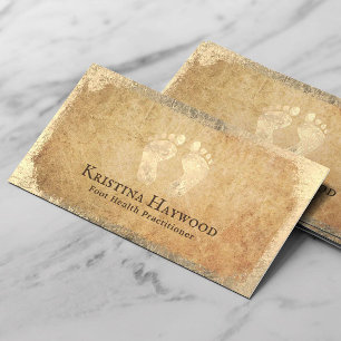 Carte De Visite Podiatriste Massage des pieds Praticien de soins d