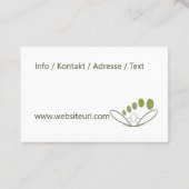 Carte De Visite Podologue (Dos)