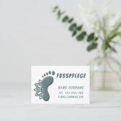 Carte De Visite Podologue (Debout devant)