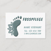 Carte De Visite Podologue (Devant)