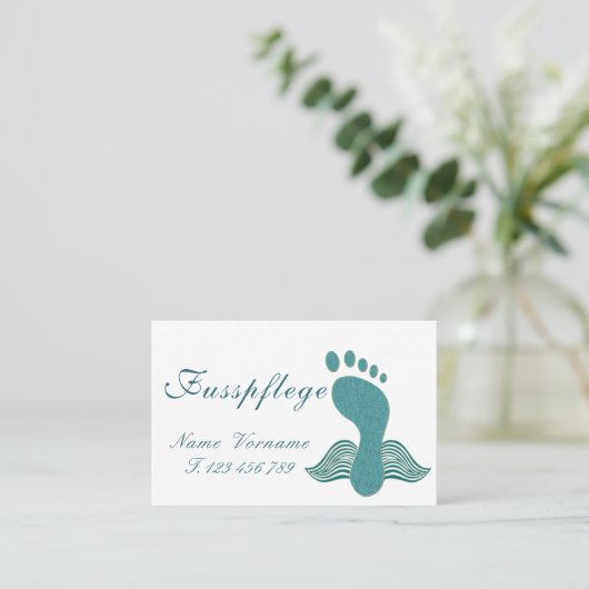 Carte De Visite Podologue (Debout devant)