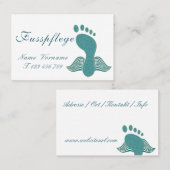 Carte De Visite Podologue (Devant / Derrière)