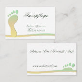 Carte De Visite Podologue (Devant / Derrière)