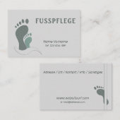 Carte De Visite Podologue (Devant / Derrière)