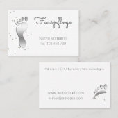 Carte De Visite Podologue (Devant / Derrière)