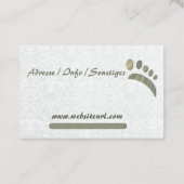 Carte De Visite Podologue (Dos)