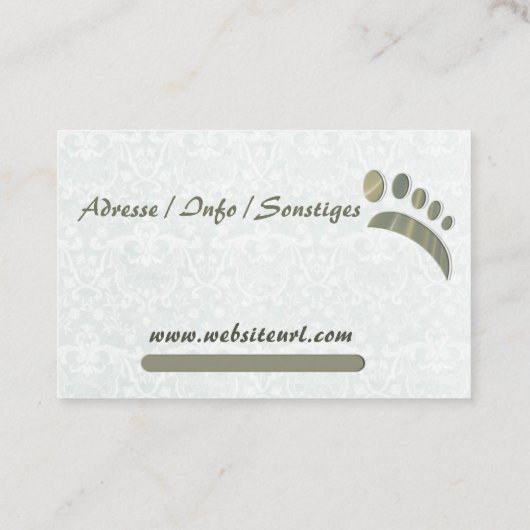 Carte De Visite Podologue (Dos)