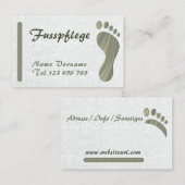 Carte De Visite Podologue (Devant / Derrière)